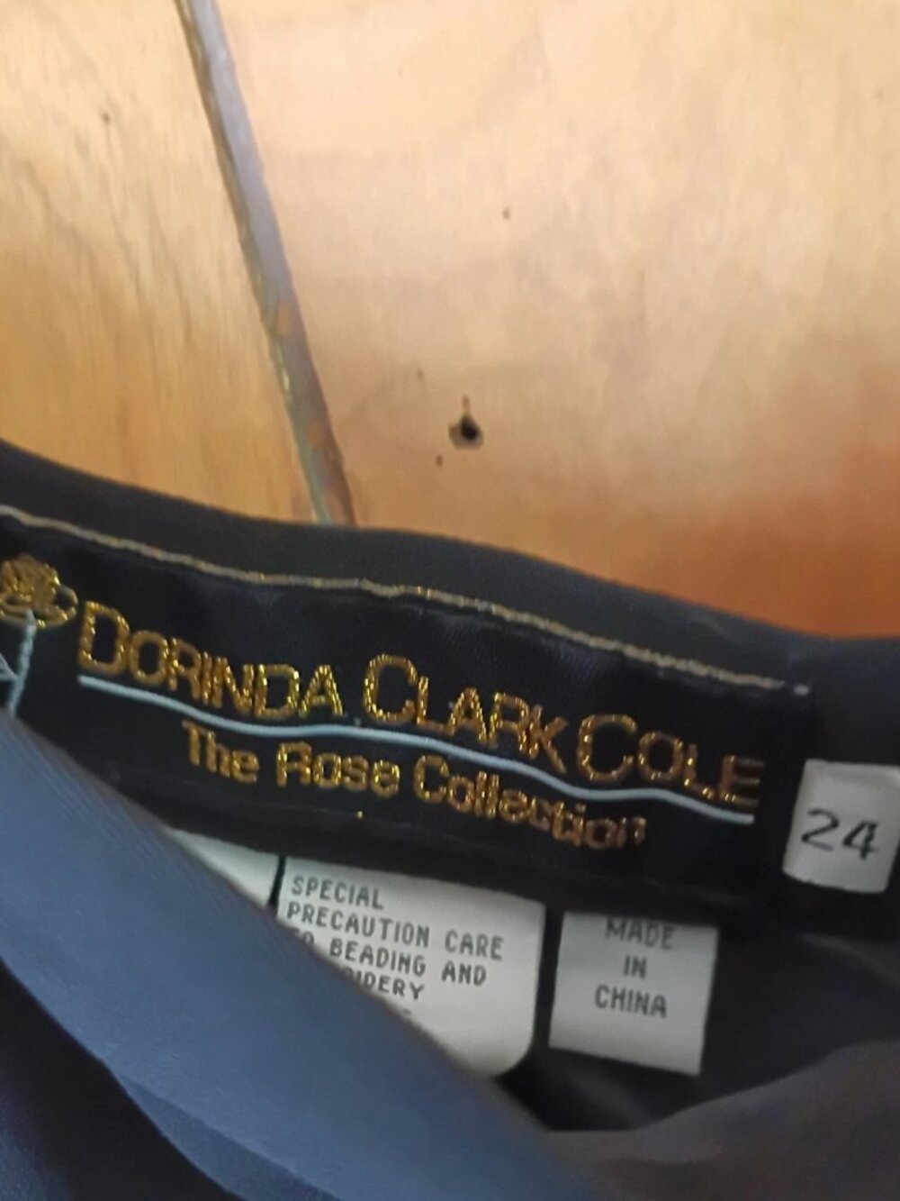 Dorinda Clark-Cole The Rose Collection Black Maxi Skirt Women’s Size 24 Plus - Picture 6 of 6